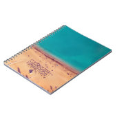 海岸の航空写真 ノートブック (左側)