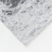 海岸の航空写真 フリースブランケット (角)