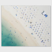 海岸の航空写真 ラッピングペーパー (フラット)