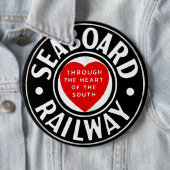 海岸の航空路鉄道のハートのロゴ 缶バッジ (インサイチュ)