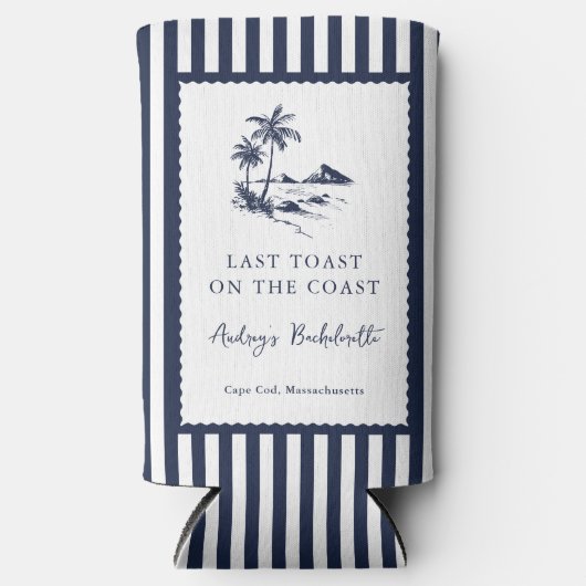 海岸の花嫁おさらいパーティー スリム缶クーラー (正面)