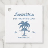 海岸の花嫁お別れパーティー フェイバータグ (正面)