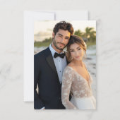 海岸の草原 RSVP QR コード | エレガントなブルーアーチ (裏面)