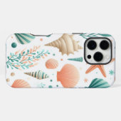 海岸の貝殻アート iPhoneケース (裏面横)