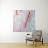 海岸の足（緑のシャベルのそばにある人のショベル） タペストリー (インサイチュ(横))