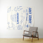 海岸の遊び心あふれる最後の乾杯 バチェロレッテパーティー タペストリー (インサイチュ(横))