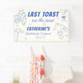 海岸の遊び心あふれる Toast Bachelorette Party 横断幕 (インサイチュ)