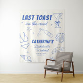 海岸の遊び心ある最後の乾杯 バチェロレッテパーティー タペストリー (インサイチュ)
