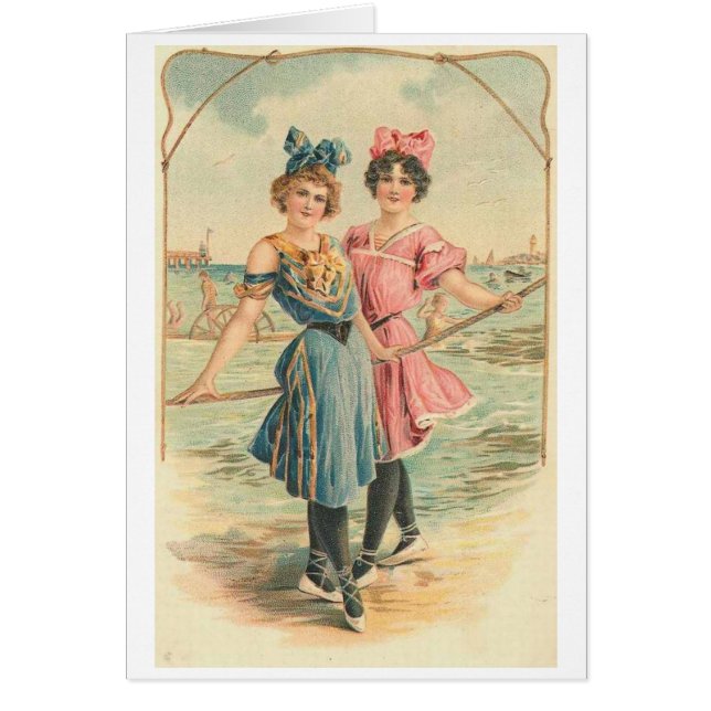 海岸の郵便はがき (正面)