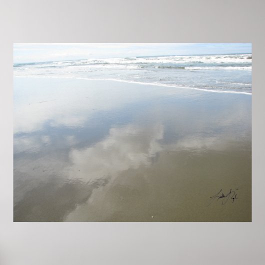 海岸の雲 ポスター (正面)