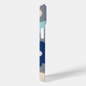 海岸の静けさ フラワーパターン | インディゴ & ターコイズ Case-Mate iPhoneケース (裏面 / 右)