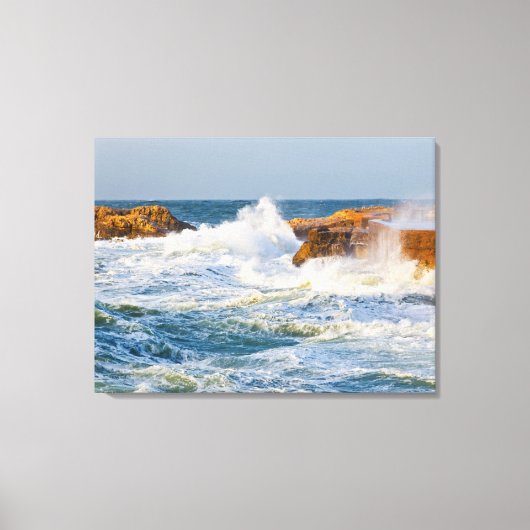 海岸の風景ウォールアート キャンバスプリント (正面)