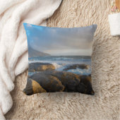 海岸の風景写真 クッション (ブランケット)