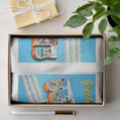 海岸の高さのニュージャージーNJのヴィンテージの郵便はがき 薄葉紙 (ギフト)