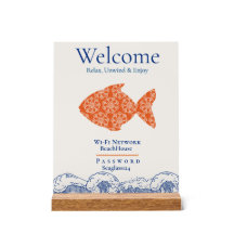 海岸の魚と波エアビーアンドビーWi-Fi