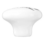 海岸の3匹の人魚 セラミックノブ (側面)