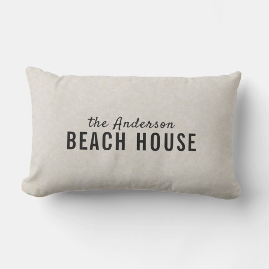 海岸の「ビーチハウス」カスタムの屋外腰枕 アウトドアクッション (正面)