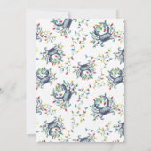 海岸の「Deck the Claws」ブルークラブクリスマスパーティー 招待状 (裏面)