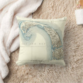 海岸はProvincetown TruroおよびWellfleetを並べます クッション (ブランケット)