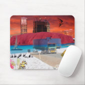 海岸へのOZ Uluruの反射 マウスパッド (マウス)