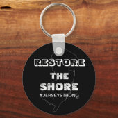 海岸を復元する – Jersey Keychain キーホルダー (正面)