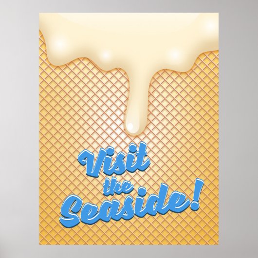 海岸を訪れる ポスター (正面)