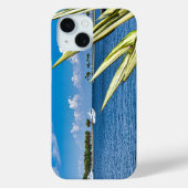 海岸ウォーターフロント壁画トロピカルオーシャンビュー Case-Mate iPhoneケース (裏面)