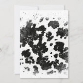 海岸カウガールエレガントブライダルシャワー サンキューカード (裏面)