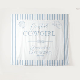 海岸カウガールハット ウェスタン バチェロレッテパーティー タペストリー