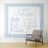 海岸カウガールブーツ ウェスタン独身最後の宴会 タペストリー (インサイチュ(横))