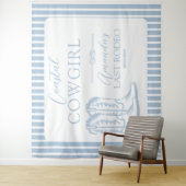 海岸カウガールブーツ ウェスタン独身最後の宴会 タペストリー (インサイチュ)