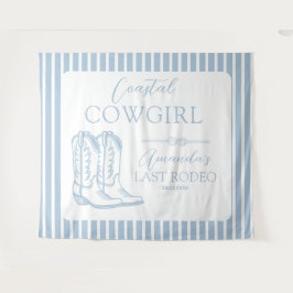 海岸カウガールブーツ ウェスタン バチェロレッテパーティー タペストリー