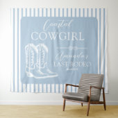 海岸カウガールブーツ ウェスタン バチェロレッテパーティー タペストリー (インサイチュ(横))