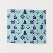 海岸パターン タペストリー (正面(横))