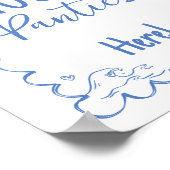 海岸パンティを下ろして ブライズゲーム看板 ポスター (角)