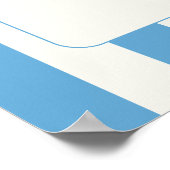 海岸上の最後のトーストバチェロレッテウェルカムサイン ポスター (角)