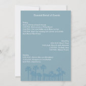 海岸上の最後のトーストバチェロレッテ 招待状 (裏面)