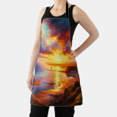 海岸上空の火災 エプロン (インサイチュ)