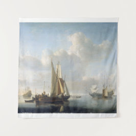 海岸前のヴィレム・ヴァン・ド・ヴェルデ号(II) タペストリー
