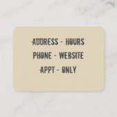 海岸周期 名刺 (裏面)