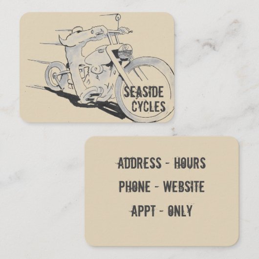 海岸周期 名刺 (正面/裏面)