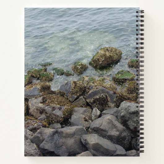 海岸岩 ノートブック (裏面)