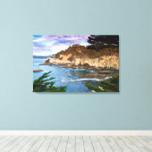 海岸崖の風景 キャンバスプリント (インサイチュ (ウッドフロア))