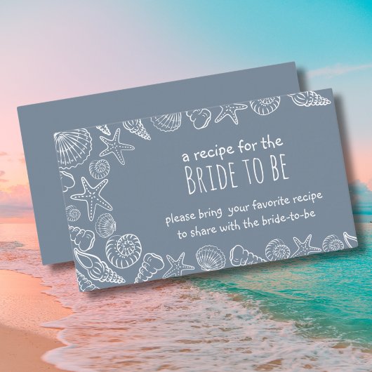 海岸挙式前の食事会 レシピをシェアしよう エンクロージャーカード
