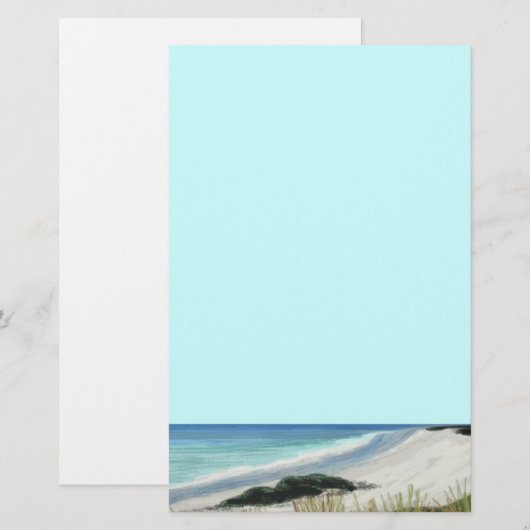 海岸文房具で 便箋 (正面/裏面)