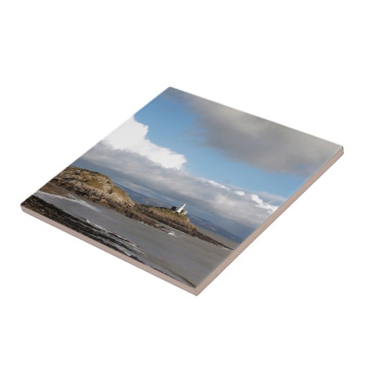 海岸景観と灯台 タイル (側面)