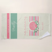 海岸最後のトースト – 航海のバチェロレッテ ビーチタオル (正面)