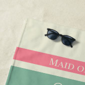 海岸最後のトースト – 航海のバチェロレッテ ビーチタオル (インサイチュ)