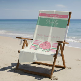 海岸最後のトースト – 航海のバチェロレッテ ビーチタオル