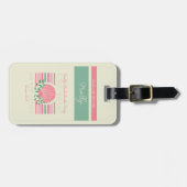 海岸最後のトースト – 航海のバチェロレッテ ラゲッジタグ (正面横)